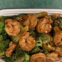 Shrimp With Fresh Broccoli · 