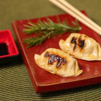 Gyoza · Six pieces. Deep fried dumplings. Available steamed or pan fried upon request.