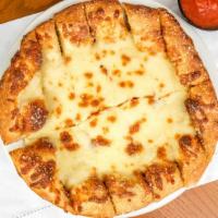Wild Cheesy Bread · A generous portion of hot buttered garlic bread topped with parmesan four blend cheese. serv...
