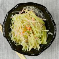 Kani Salad (Spicy) · Spicy. Krabmeat, cucumber w. spicy ponzu sauce.