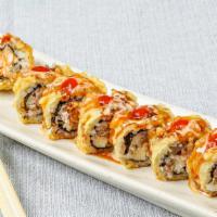Atlanta Roll (8) (Spicy) · Spicy. Fresh tuna, cream cheese, avocado, deep fried, topped w. shrimp sauce, eel sauce and ...