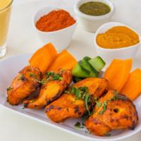 Chicken Tikka (Grilled No Sauce) · Deboned chicken breast marinated in a special marinade with yogurt, cumin, coriander, ginger...