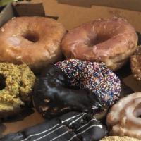 Joe'S Half Dozen · Choice of 7 mixed donuts and 2 Show Off donuts. We will select an assortment based on curren...
