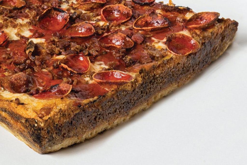 Motown Museum · Motor City cheese blend, Old World pepperoni. and bacon.