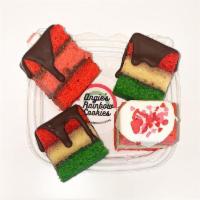 Angie'S Rainbow Cookies (4-Pack) · colorful layers of almond cake sandwiched with different varieties of jam or nutella, from l...