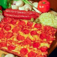 Square Deep Dish Pizza (Small Cheese (4 Slices)) · Please note if you need silverware.