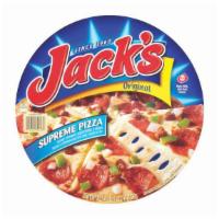 Jack'S Pizza Supreme  · Jack's Pizza Supreme Style
Thin Crust Pizza 12 inch
