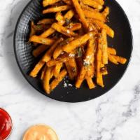 Cheese, Please! · (Vegetarian) Idaho potato fries cooked until golden brown and garnished with salt and melted...
