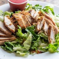 Michigan Cherry Salad · Mixed greens, dried cherries, walnuts and gorgonzola topped with grilled chicken and served ...