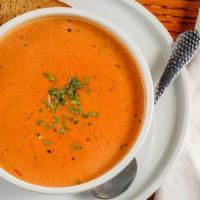 Bowl Tomato Basil Soup · Vegetarian