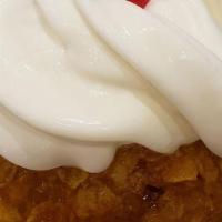 Fried Ice Cream · Vanilla ice cream layered with caramel and gram cracker lightly fried with whipped cream and...