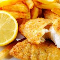 Fish Fry (3) · Fries, coleslaw and roll.