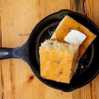 Common Cornbread · served with lavender honey butter