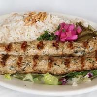 Chicken Kafta · Char-broiled ground chicken and parsley.                                    
Consuming raw o...
