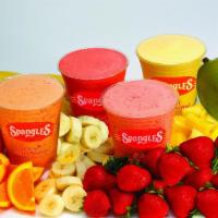 Fruit & Juice Smoothies  · Orange Juice Slush and vanilla soft serve blended together with your choice of Strawberry, S...