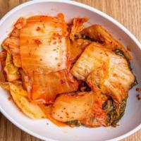 Kimchi · House-made. Korean spicy pickled napa cabbage.