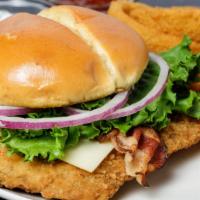 Elephant Ear · Big Red’s legendary breaded pork tenderloin. Served on your choice of grilled hoagie or brio...