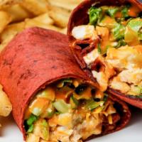 Big Red Wrap · Grilled chicken breast, bacon, lettuce, cheddar jack cheese, tomato, and ranch dressing wrap...