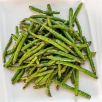 Karta Crispy Green Bean · Fresh green beans stir fried in homemade sauce with garlic, salt, black pepper.
