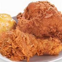 Dark Chicken Meal (4 Pieces) · Our two, three, or four piece chicken meals come with a biscuit.