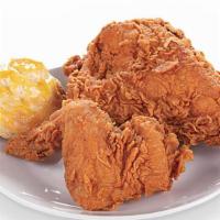 White Chicken Meal (4 Pieces) · Our two, three, or four piece chicken meals come with a biscuit.