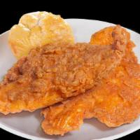 Cajun Fish Meal · Krispy's Cajun style fish options include one, two, and three piece combos or fish and biscu...