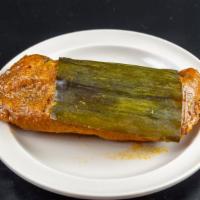 Pastel · Puerto rican style tamale with pork