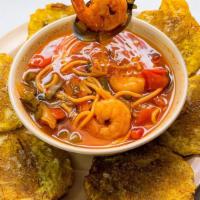 Camaron Soup · Made to order shrimp soup with noodles or rice.