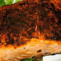 Blackened Salmon · Fresh Salmon Blackened to Perfection and served with Broccoli.
*Note temporary price increas...