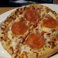 Kids- Cheese Pizza · Pepperoni or sausage toppings
(.75 cents each)