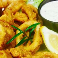 Calamari - Breaded Squid · Yianni's family recipe. A generous portion of squid, breaded using our own family recipe, co...