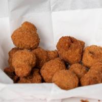 Breaded Mushrooms · Mushrooms coated in breadcrumbs and then baked or fried.
