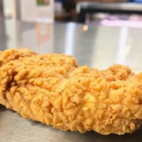3 Chicken Tender Dinner · 3 chicken tenders, lightly breaded and seasoned. Served with fries  and our signature dippin...