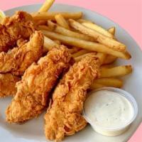Chicken Tenders · Choice of 2pc- 6pc tenders with a choice of sauce, and dipping