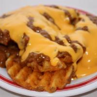 (Waffle) Chili Chz Fries · Seasoned