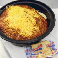 4 Way · Spaghetti and chili, beans and cheese.
