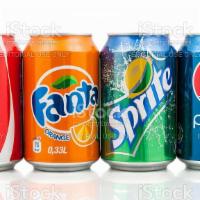 Canned Soda · Your choice of soda. Served cold.