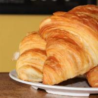 Flaky, Buttery Croissaint · Served warm