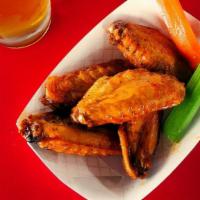 Traditional Wings · Naked or tossed in a sauce or rub. served with a dipping.