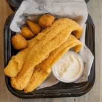 Catfish Fillet Comes With Fries  · 