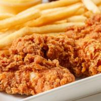 Chicken Tenders (3 Pcs)  · Served with fries,