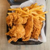 Chicken Tender (15 Pcs.) · Includes fries