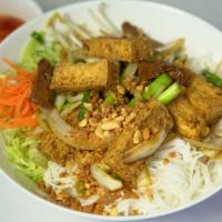Bun Chay · Vegetarian. Tofu and mock duck salad.