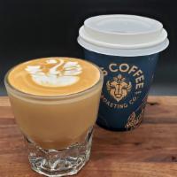 Cortado 4Oz · Southpaw espresso with equal parts steamed milk