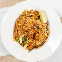 Pad Thai · Thai Ocha favorite: Sautéed rice noodle with choice of meat, egg, bean sprouts, fried tofu a...