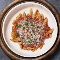 Loco On Tomato Pasta (Penne) · Fresh basil leaves, garlic, and grated parmesan cooked with penne.