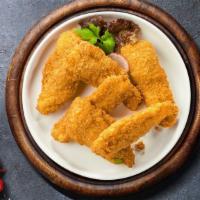 Tenderrific Chicken · Chicken tenders breaded and fried until golden brown. Served with your choice of dipping sau...