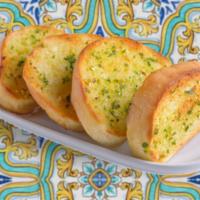 Great Garlic Bread · Bread topped with garlic and olive oil and include additional herbs and oregano.