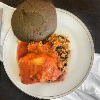 Amala · Chose your choice of soup
and meat choice in Notes