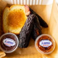 Brisket Burnt Ends · Served with Texas toast.